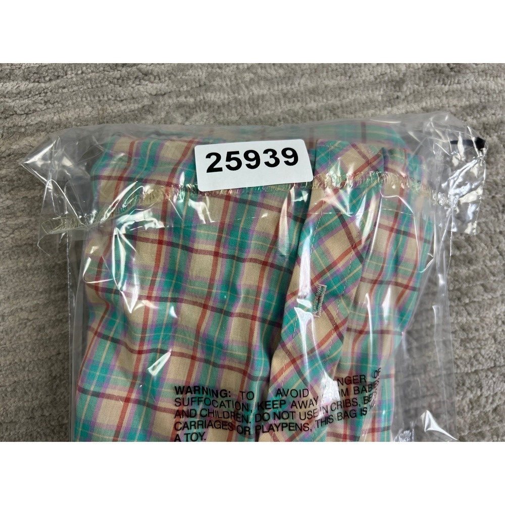 Tem Tex Western Shirt Womens M Multi Color Plaid Puff Sleeve Button Up Vintage - Picture 14 of 14